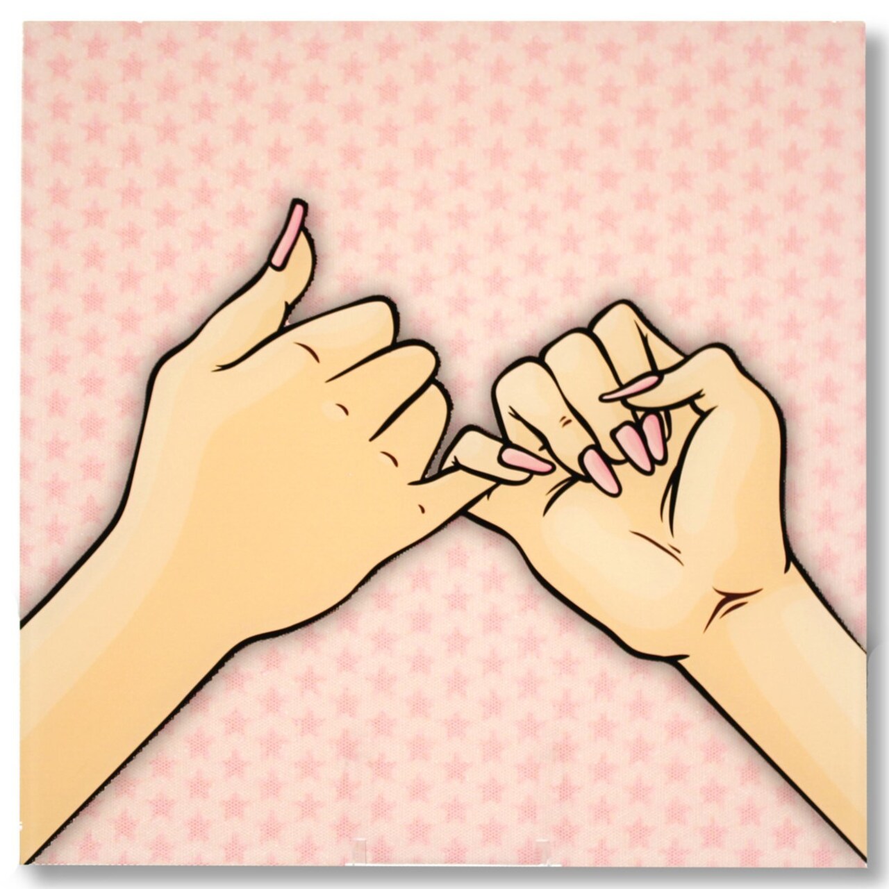 Matashi 5D Multi-Dimensional Wall Art - Custom Made Pinky Promise Wall Art Print On Strong Polycarbonate Panel W/